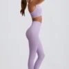 Colanți Super Sculpt fără cusături, cu talie înaltă, în culoarea liliac deschis Colanți Super Sculpt fără cusături, cu talie înaltă, în culoarea liliac deschis