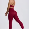 Colanți Super Sculpt fără cusături, în culoarea burgund Colanți Super Sculpt fără cusături, în culoarea burgund