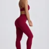 Colanți Super Sculpt fără cusături, în culoarea burgund Colanți Super Sculpt fără cusături, în culoarea burgund