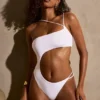 Costum de baie întreg cu decupaje Formentera în alb Costum de baie întreg cu decupaje Formentera în alb