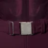 Costum de schi impermeabil, cu curea, în nuanța burgund Costum de schi impermeabil, cu curea, în nuanța burgund