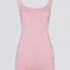 Costum integral Soft Active fără spate, în nuanțe contrastante, în roz pudră Costum integral Soft Active fără spate, în nuanțe contrastante, în roz pudră