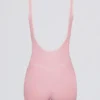 Costum integral Soft Active fără spate, în nuanțe contrastante, în roz pudră Costum integral Soft Active fără spate, în nuanțe contrastante, în roz pudră