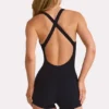 Costum integral Soft Active în negru Costum integral Soft Active în negru