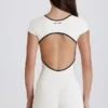 Costum întreg Soft Active cu spate decupat, culoare Ivory Costum întreg Soft Active cu spate decupat, culoare Ivory