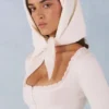 Eșarfă tricotată Aviana în culoarea Ivory Eșarfă tricotată Aviana în culoarea Ivory