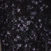 Fustă maxi cu talie medie și decupaj pe coapsă, cu ornamente, Nevara, în negru-violet Fustă maxi cu talie medie și decupaj pe coapsă, cu ornamente, Nevara, în negru-violet