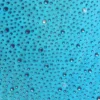 Fustă micro mini cu talie medie și ornamente Inina, în albastru aqua