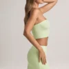 Fustă mini A-line cu talie medie din modal Zuri, în culoarea verde salvie Fustă mini A-line cu talie medie din modal Zuri, în culoarea verde salvie