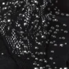 Top de bikini cu bretele încrucișate și ornamente Liberty, negru Top de bikini cu bretele încrucișate și ornamente Liberty, negru