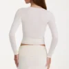 Fustă mini din tricot moale, culoare Ivory Fustă mini din tricot moale, culoare Ivory