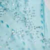 Bolero scurt Pixie cu ornamente, albastru gheață