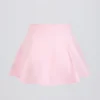 Fustă-pantalon mini din jersey periat cu design încrucișat, în nuanța Pale Pink Marl Fustă-pantalon mini din jersey periat cu design încrucișat, în nuanța Pale Pink Marl