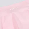 Fustă-pantalon mini din jersey periat cu design încrucișat, în nuanța Pale Pink Marl Fustă-pantalon mini din jersey periat cu design încrucișat, în nuanța Pale Pink Marl