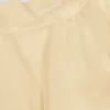 Fustă-pantalon mini din jersey periat, cu talie încrucișată, în nuanța Lemon Marl Fustă-pantalon mini din jersey periat, cu talie încrucișată, în nuanța Lemon Marl