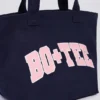 Geantă tote oversized în albastru clasic Geantă tote oversized în albastru clasic