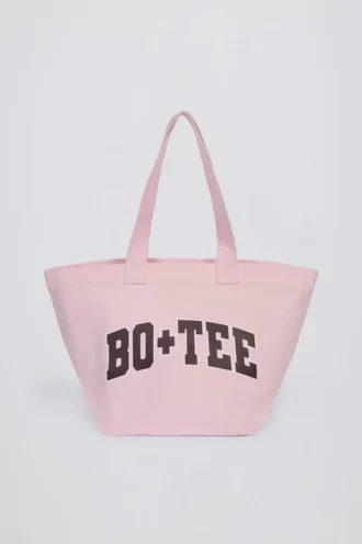 Geantă tote supradimensionată în roz pudră