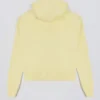 Hanorac oversized brodat în galben deschis Hanorac oversized brodat în galben deschis