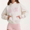 Hanorac oversized cu aplicație, culoare Ivory Hanorac oversized cu aplicație, culoare Ivory