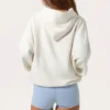 Hanorac oversized cu aplicații, culoare Milk Hanorac oversized cu aplicații, culoare Milk
