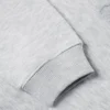 Hanorac oversized cu guler rotund, gri melanj Hanorac oversized cu guler rotund, gri melanj