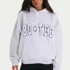 Hanorac oversized din jersey de bumbac moale, în culoarea gri melanj