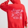 Hanorac oversized din jersey de bumbac moale, roșu Hanorac oversized din jersey de bumbac moale, roșu