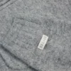 Hanorac scurt cu glugă, din tricot moale, cu fermoar, în culoarea gri Hanorac scurt cu glugă, din tricot moale, cu fermoar, în culoarea gri