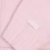 Hanorac scurt cu glugă, din tricot moale, cu fermoar, în roz pal Hanorac scurt cu glugă, din tricot moale, cu fermoar, în roz pal