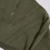 Hanorac scurt din jersey de bumbac spălat cu acid, verde deschis