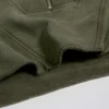 Hanorac scurt din jersey de bumbac spălat cu acid, verde deschis