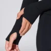 Jachetă cu mâneci lungi și fermoar, negru Jachetă cu mâneci lungi și fermoar, negru