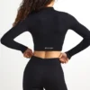 Jachetă scurtă cu fermoar FlexiRib, negru Jachetă scurtă cu fermoar FlexiRib, negru