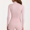 Jachetă Soft Active cu fermoar în culoarea Blush Marl Jachetă Soft Active cu fermoar în culoarea Blush Marl