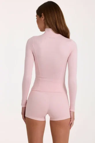 Jachetă Soft Active cu fermoar în culoarea Blush Marl Jachetă Soft Active cu fermoar în culoarea Blush Marl