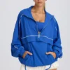 Jachetă sport oversized în albastru cobalt Jachetă sport oversized în albastru cobalt