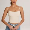 Maieu cu gât rotund Ailany din modal, culoare ivoriu Maieu cu gât rotund Ailany din modal, culoare ivoriu