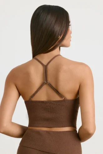 Maieu din tricot gros, culoare Coco