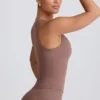 Maieu Soft Active cu decolteu în V, culoare Mocha Maieu Soft Active cu decolteu în V, culoare Mocha