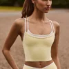 Maieu Soft Active cu straturi, galben deschis Maieu Soft Active cu straturi, galben deschis