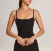 Maiou Ailany din modal cu gât rotund, negru