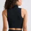 Maiou cu guler înalt Soft Active, negru Maiou cu guler înalt Soft Active, negru