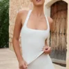Maiou Soft Active cu spate în formă de U, culoare crem Maiou Soft Active cu spate în formă de U, culoare crem