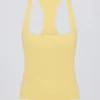 Maiou Soft Active cu spate în formă de U, culoare Lămâie Maiou Soft Active cu spate în formă de U, culoare Lămâie