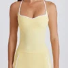 Maiou Soft Active cu spate încrucișat, culoare Lemon Maiou Soft Active cu spate încrucișat, culoare Lemon