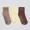 Pachet de șosete Pilates în Mocha Multi Pachet de șosete Pilates în Mocha Multi