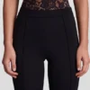 Pantaloni capri scurți Giuliana din jersey Ponte, negri Pantaloni capri scurți Giuliana din jersey Ponte, negri