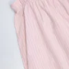 Pantaloni Dalila din poplin de bumbac cu croi larg, cu dungi roz și albe Pantaloni Dalila din poplin de bumbac cu croi larg, cu dungi roz și albe