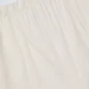 Pantaloni Dalila din poplin de bumbac cu croi larg, în culoarea albă Pantaloni Dalila din poplin de bumbac cu croi larg, în culoarea albă