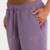 Pantaloni de jogging relaxați din jersey periat, cu talie medie, în culoarea Dusk Pantaloni de jogging relaxați din jersey periat, cu talie medie, în culoarea Dusk